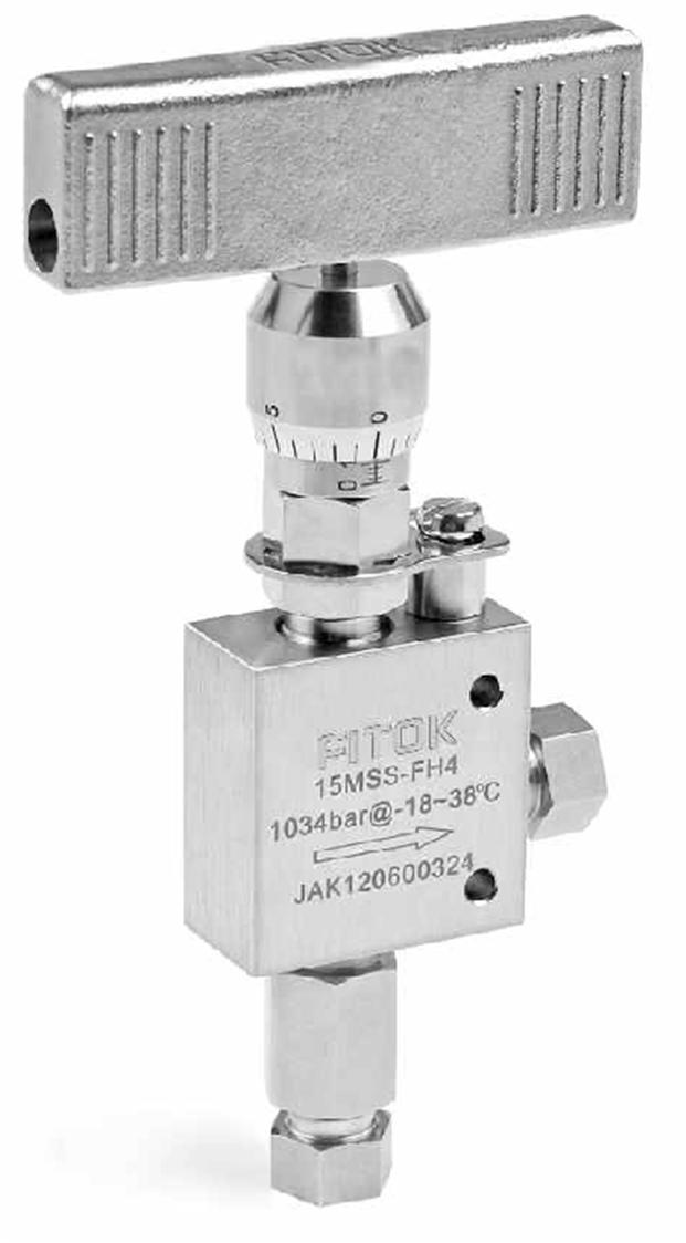 Medium and High Pressure Metering Valves 15M Series, 15,000 psi (1034