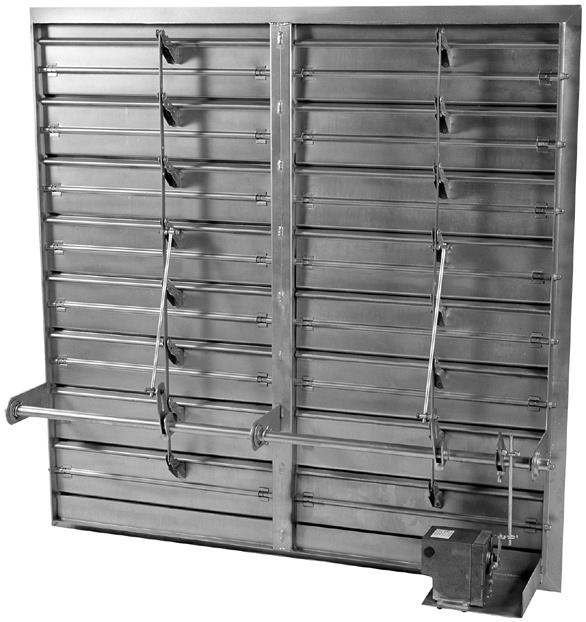 Heavy Duty Galvanized Supply ized Shutter: The motorized option improves weather protection by providing a tighter closure seal and is recommended for all supply applications.