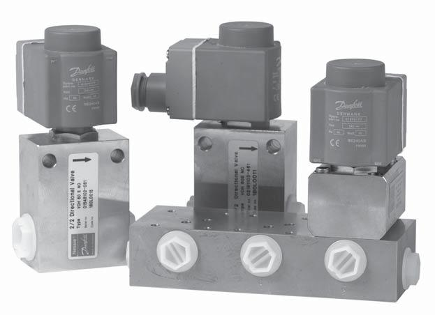 Data sheet 2/2 way Directional Control Valves, type VDH For inline mounting and Cetop 3 flange mounting (ISO 4401) Inline versions: VDH 30 E 2/2, VDH 60 E 2/2, VDH 120 E 2/2 Cetop 3 block version: