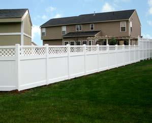 70'' 60'' 7 x 7'' Note: 7' Fences use a 6' x 6'' x 10' post 8' High use