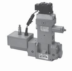 Solenoid Pilot Operated Servo Valve JIS graphic symbols for hydraulic system 3-way valve A B 4-way valve A B -way valve P T P T AB Y X Y X Features Ideal for closed loop control of the position,