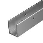h Bright Anodized Finish h Durable finish h Attractive look h Solid extrusions h Double height brackets for extra strength h Smooth nylon slide bolt on