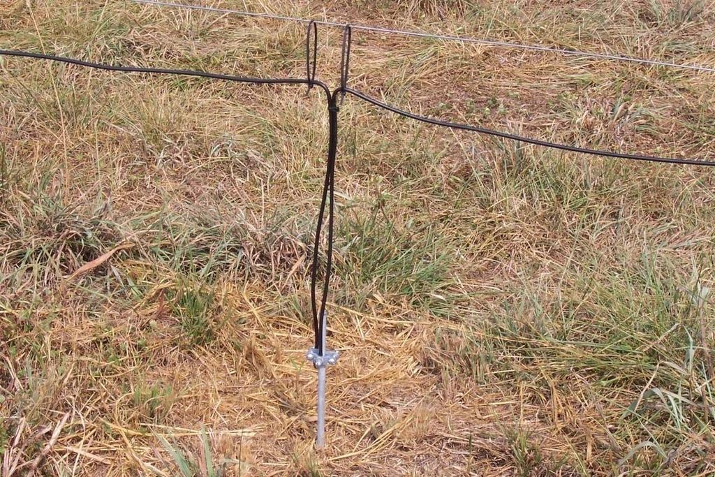 Ground 90 % of electric fence