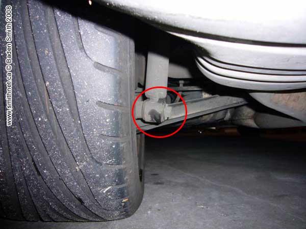 Depending on the age of your car, removing this lower mounting bolt may require a