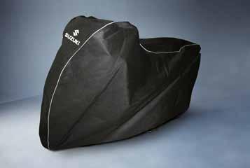 breathable material which protects your bike from rain, dust and bird droppings when not in