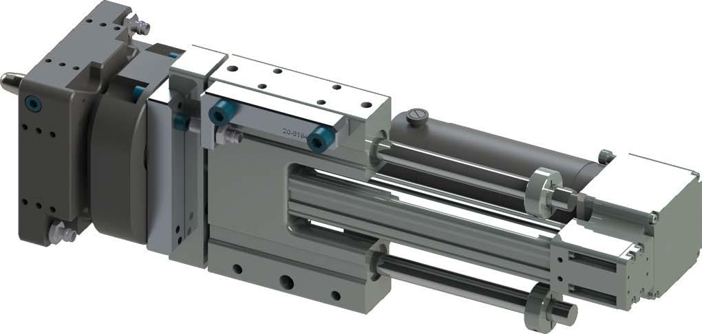2.6 Pneumatic Guided Cylinder Assemblies The GK Utility Couplers are designed to be driven together by an actuator. They are compatible with a number of pneumatic guided cylinder assemblies.