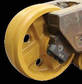 and Dozers n Idler tread hardness similar to links,
