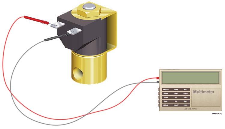 Component Testing & Repair Air Valve Electrical Testing Refer to: PC Board Relay Test... B-48 Cover Removal... C-2 Air Valve Test Step 1: Disconnect wires from air valve.