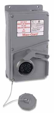 Maximum 600VAC/250VDC MaxGard NMA 4X interlocks are ideal for demanding non-hazardous areas where dust, dirt, moisture and corrosion might be a problem such as shipyards, food processing facilities,
