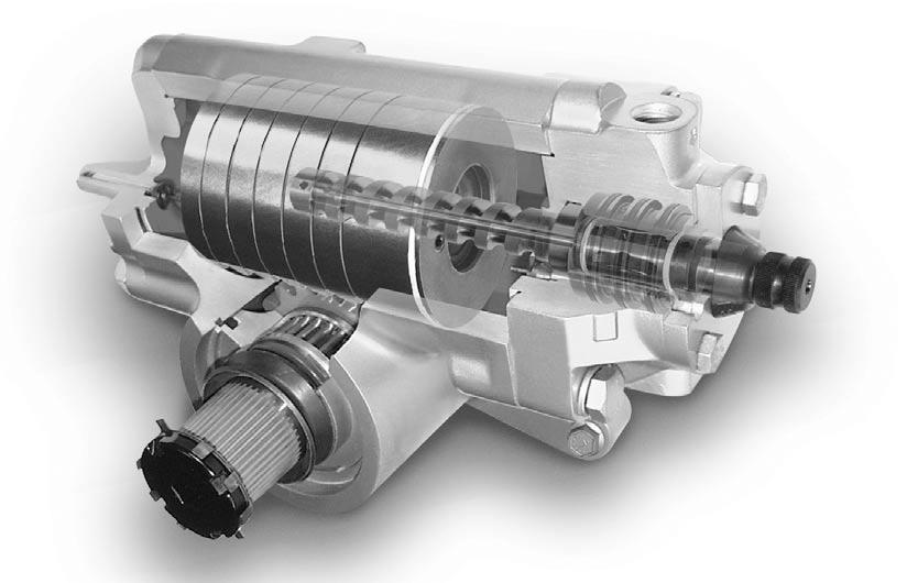 PERATING PRINCIPLE The heppard -eries Integral Power teering Gear provides full-time hydraulic steering. nly enough manual effort to overcome the torsion bar and turn the rotary valve is required.