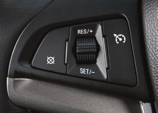 CRUISE CONTROL F Adjusting Cruise Control Setting Cruise Control 1. Press the On/Off button. The Cruise Control symbol will illuminate in white on the instrument cluster. 2.