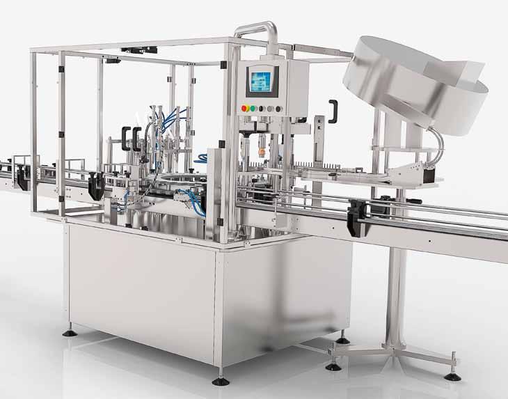 Spectrum RP 6000 High speed filling and capping monoblock filling and capping Rotary filling and capping machine, to fill liquids into bottles and closing by various types of caps.