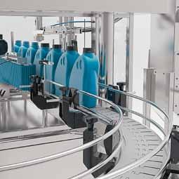 Different types of sorters are available: rotary orientation system waterfall system Benefits: a wide range of containers up to a volume of 30 l can be handled easy to adjust no bottle format parts