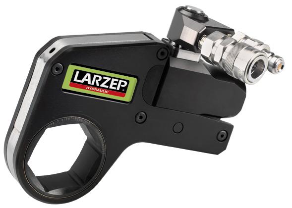 LOW PROFILE HYDRAULIC HEXAGON TORQUE WRENCHES LARZEP advantages Designed to tighten and loosen directly nuts requiring accurate high torque during bolt tightening and