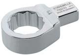 Insert/sell tools 734/ quare drive insert tool Caution! Modified settins on torque wrenc (refer to note on p. 89).