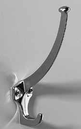 PKV3 ANO Utility Hook Size: 5-1/2 inch and 10 inch lengths Anochrome (ANO) Packed: 10 units per carton with screws Features:
