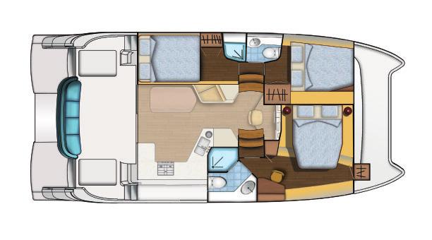 Layout Specifications Specifications Launch Date: 2010 Cabins: 1 owner s suite + 2 double cabins