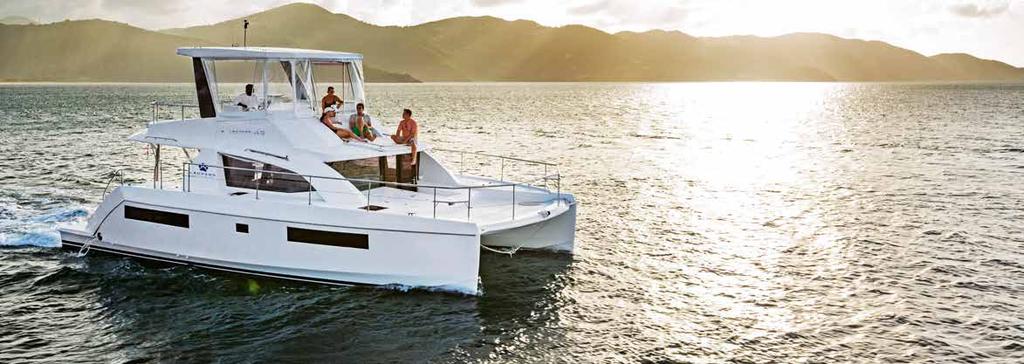 Her interior is in-line with an all new generation of Leopard Catamarans, With increased indoor and outdoor living space, she promotes a convivial atmosphere.