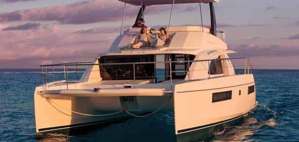 Navigation around the Leopard 43 PC is seamless and easy. Her large flybridge offers 360 degrees of unobstructed views, making navigation safe.