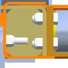 cylinder and to "C" hoist lower port on pump.