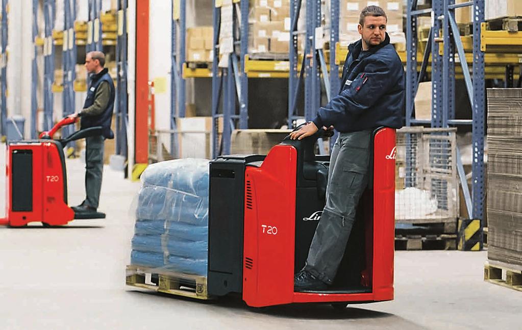 In a typical warehouse, negotiating intersecting aisles, gradients and less than perfect floors requires stable and adaptable equipment.