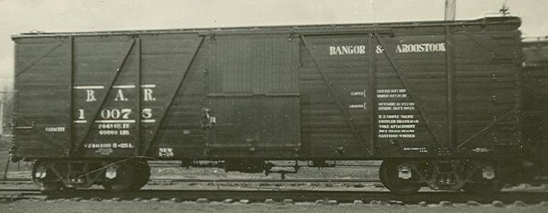 1156: Bangor & Aroostook 9000-9799, unknown builder or date. 248 cars in 1930. 10000-10139, Pullman 1925, 140 cars in 1930. 10140-10999, unknown builder or date. 210 cars in 1930.