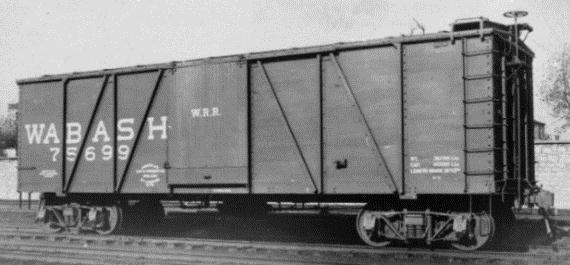 1161: Wabash 75000-75699, ACF 1912 75700-76199, Haskell & Barker 1912 1,200 cars. 1,143 cars in 1930, gone by 1945. 76200-77199, ACF 1916, 1,000 cars. 970 cars in 1930, gone by 1945.