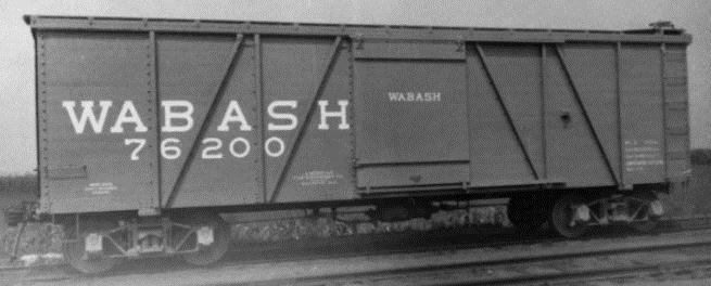 The Wabash was an early adopter of the single sheathed car design, and owned 3,200 nearly identical short Fowlers built to two slightly different designs (mostly the roofs and doors).