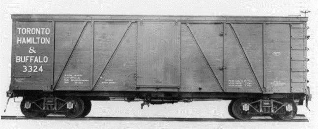 40-foot long, single sheathed auto boxcars beginning in 1924.
