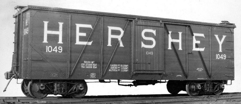 Hershey, ACF 1925, 25 cars ACF builder s photo, St. Louis Mercantile Library collection.
