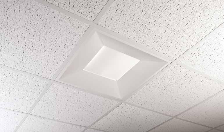 durability EdgeLED light guide creates a pleasant and uniform light with minimal energy consumption