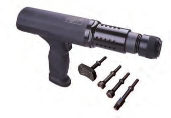 application of force via an air powered Impact Hammer Allows the operator to control and gradually increase the force being applied, in order to loosen seized