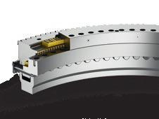 Special raceway systems and designs The raceway systems of ball and roller bearing slewing rings can also be adapted to specific applications.