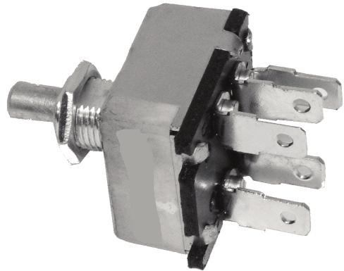 SWITCHES 3 SPEED ROTARY WITH NUT