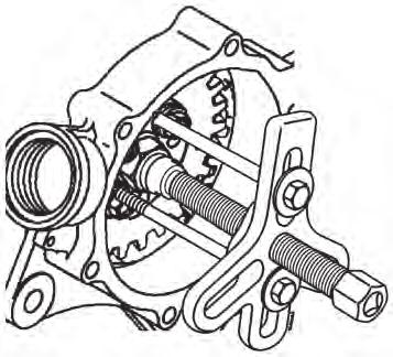 FUEL SYSTEM Fuel Injection Pump 9. Locate the mark (Figure 6-5, ()) stamped into the upper outside mounting boss of the fuel injection pump.