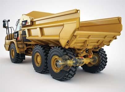 The 730C2 EJ shares the versatility of the standard 725C2 and 730C2 Series Articulated Trucks, operating in the same conditions, but offering unique capabilities that stretch the operation envelope.