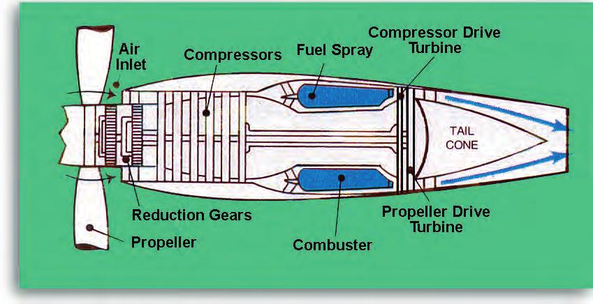 Chapter 8 - Aircraft in Motion Turbofan Engines The turbofan engine has gained popularity for a variety of reasons. One or more rows of compressor blades extend beyond the normal compressor blades.