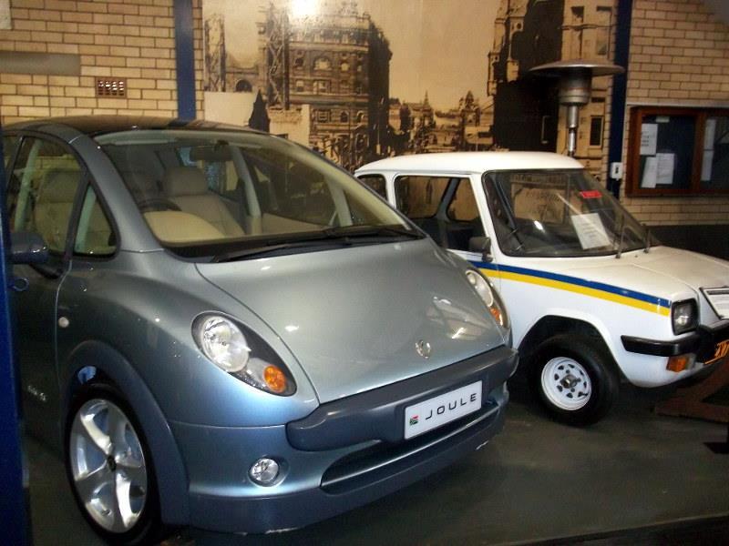 The Joule was an electric five-seat passenger car made by Optimal Energy, a South African company based in Cape Town.