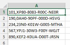 19 Uporabniški program za generator identifikatorjev UFI - Priročnik za uporabnike Dodatek 3.
