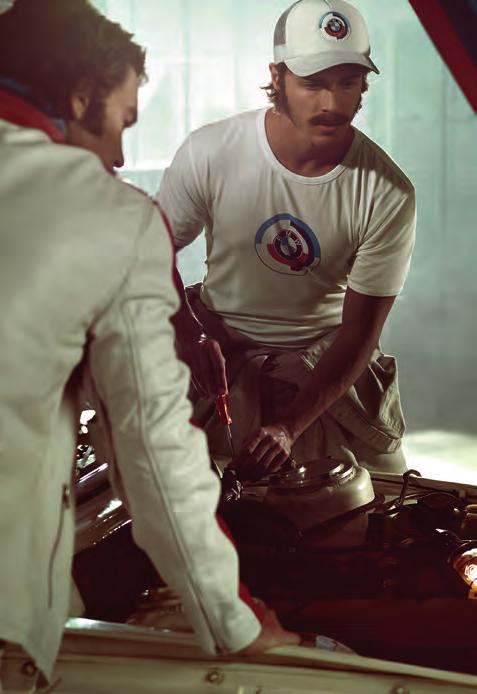DRIVEN BY PASSION. BMW MOTORSPORT COLLECTION. I H A. Men s and Ladies BMW Motorsport "Fan" T-Shirt. Sporty T-Shirt with a rounded neckline and slightly-fitted silhouette.