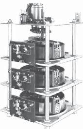 Ganged Variable Transformer Assemblies Single Phase Models High Models By ganging the variable transformers with a common rotor shaft, and wiring the outputs in parallel, the output current can be