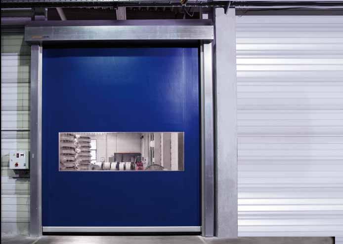 EFA-SRT with special curtains. Special curtain 1: For food logistics The EFA-SRT is also available with three special curtains.