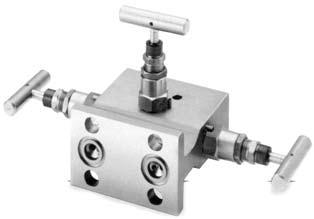 Two Valve Manifold ingle Flanged - 6M2D 6M2D two valve, single-flanged manifold is designed for direct mounting to static pressure instruments where calibration capability is required.