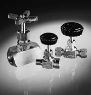 PROHM INTRUMNTTION HOK INTRUMNTTION VLV HOK Needle Valves Needle evere ervice Union onnet HOK valves are available with GYROLOK compression fitting ends HOK manufactures a complete line of precision
