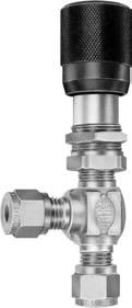 PROHM INTRUMNTTION HOK INTRUMNTTION VLV HOK Needle Valves are offered with a choice of tem Tip options to provide greater flexibility lunt Vee-Point The blunt vee-point stem tip provides full flow