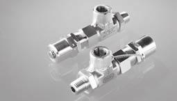 PROHM INTRUMNTTION HOK INTRUMNTTION VLV leed Valves & afety Relief leed Valves leed valves are available in many different configurations including threaded, compression tee, compression cross and a