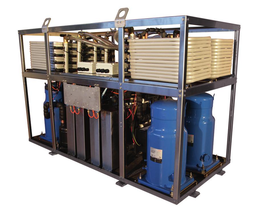 WATER CHILLER MCX SERIES Modular Systems for any cooling demand Double Compressor Product information Water chiller as single modules, for higher capacity ranges connected to each other forming multi