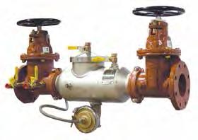 The unit is designed to give maximum protection against backflow of health or non-health hazard fluids by either back-pressure or backsiphonage.