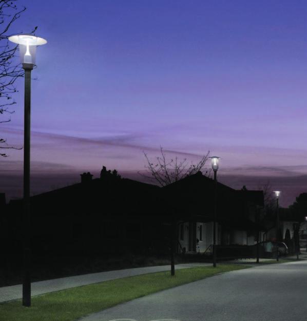 LED Town and Park Luminaires Controls LED Module 540 (from 14 W) up to 80 % less energy consumption and greenhouse gas emissions with simultaneously improved light conditions on