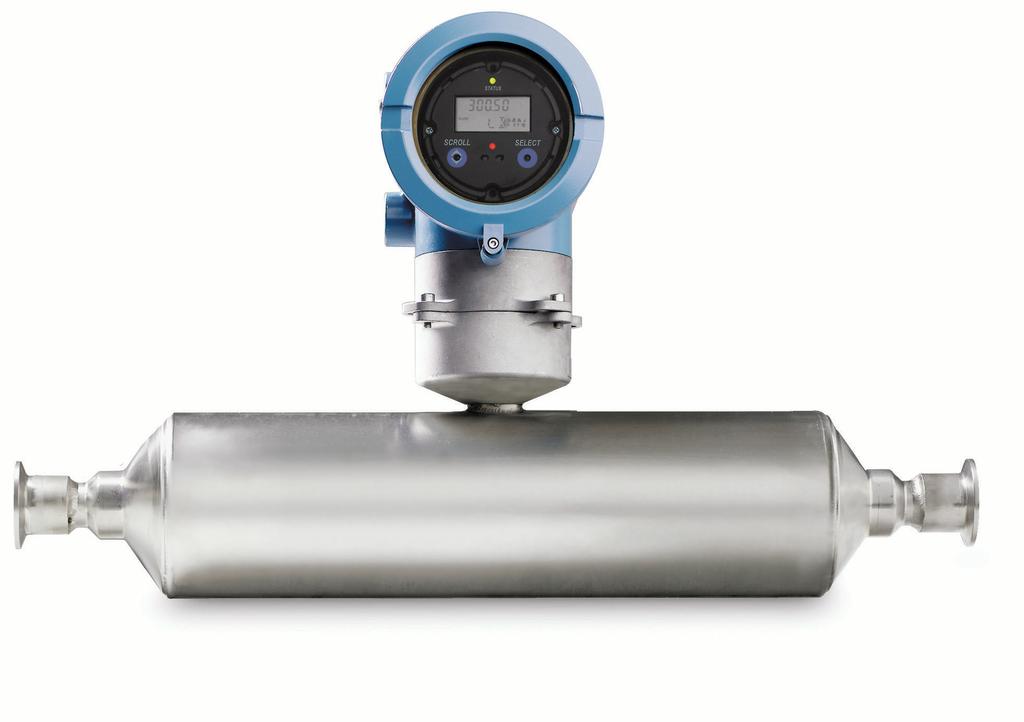 Micro Motion T-Series Coriolis Flow and Density Meters Product Data Sheet PS-00371, Rev K April 2018 Superior flow measurement in a single straight tube flow meter Built-in balance bar provides the